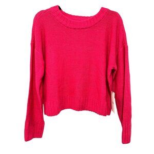 New Stitches & Stripes Pink Knit Sweater Size Small
